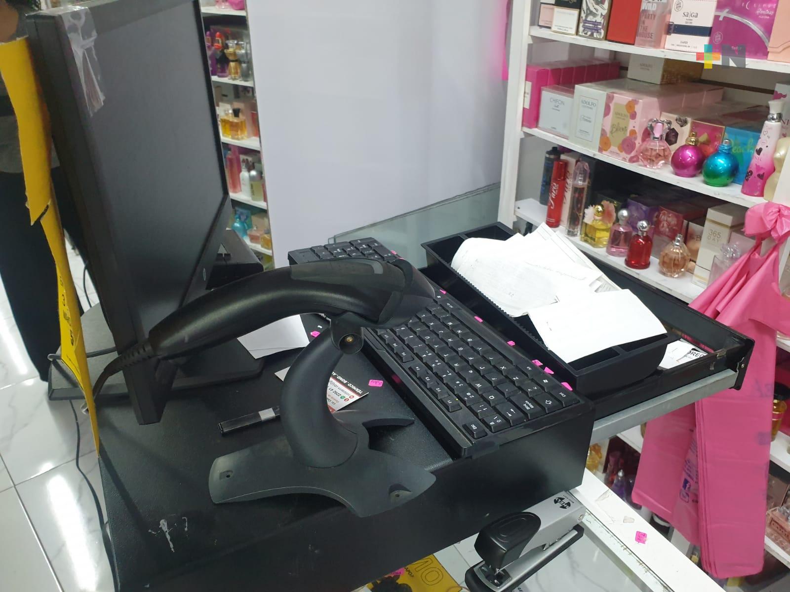 Sujeto roba tienda de cosméticos en centro histórico de Veracruz