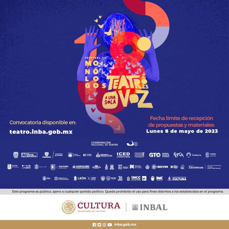 Invitan a participar en convocatoria del 18º Festival de Monólogos 2023