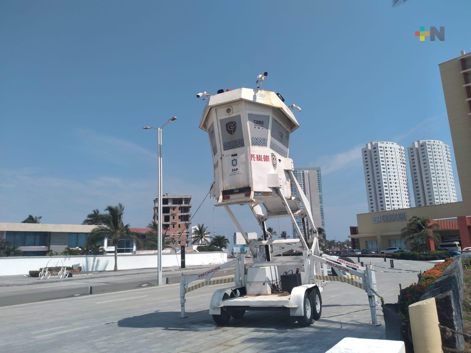 Instalan dos torres de C5i en zona conurbada Veracruz–Boca del Río