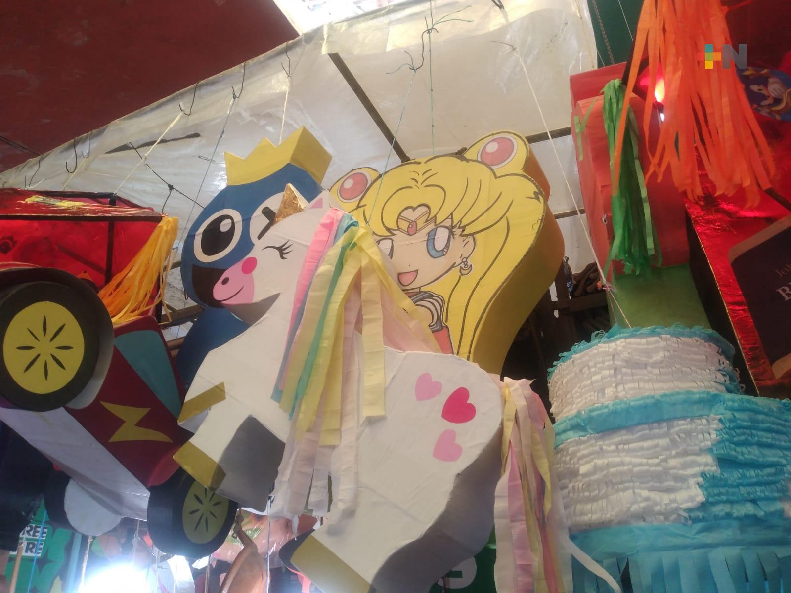 Aumentó venta de piñatas por Día de la Niña y el Niño en municipio de Veracruz