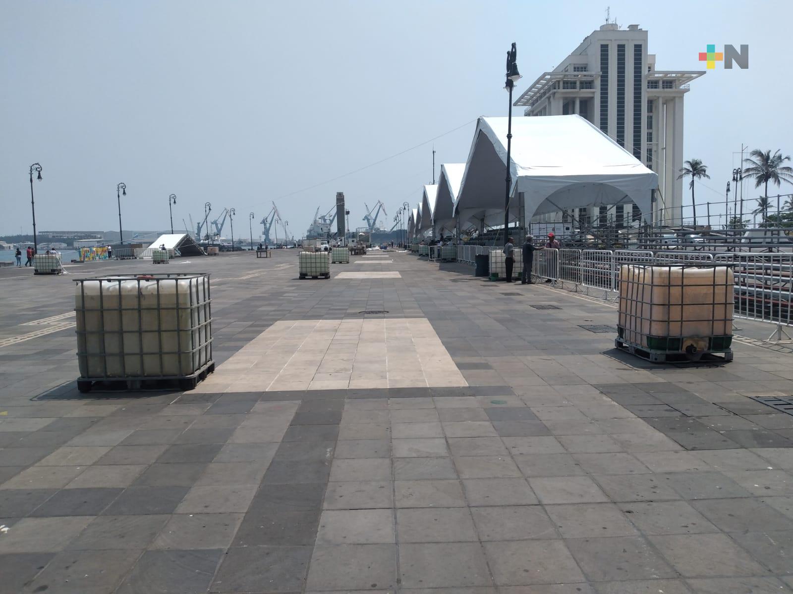 Todo listo para visita del presidente López Obrador al puerto; habrá conferencia matutina