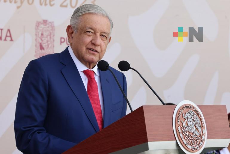 Encabeza presidente López Obrador conmemoración del 161 aniversario de la Batalla de Puebla