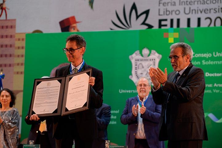UV entregó Doctorado Honoris Causa a Imanol Ordorika y Pablo Montoya