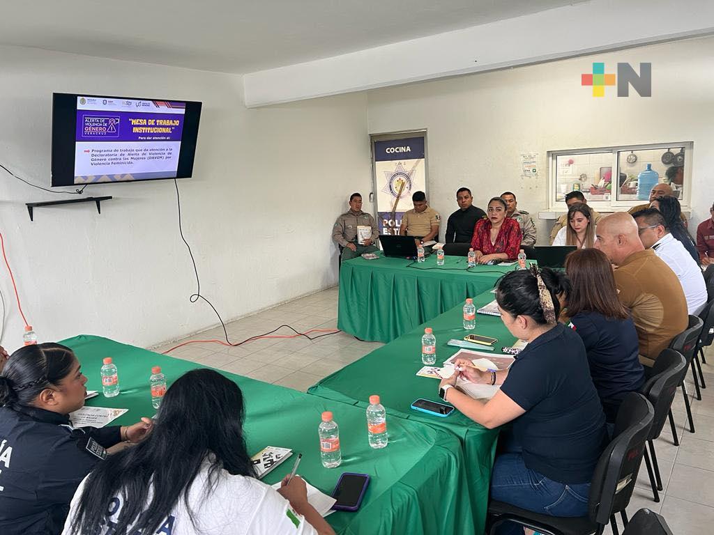 Sesiona la Unidad de Género y mandos operativos del norte del estado: SSP
