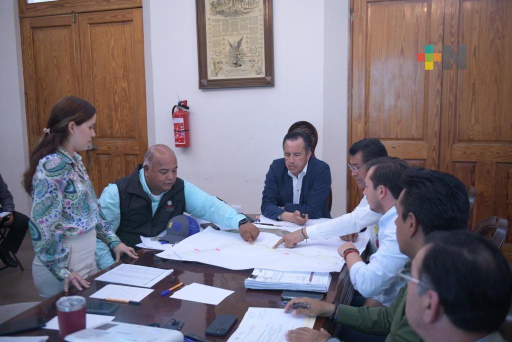 Encabeza Cuitláhuac García reunión de trabajo por segunda etapa del libramiento Xalapa-Coatepec