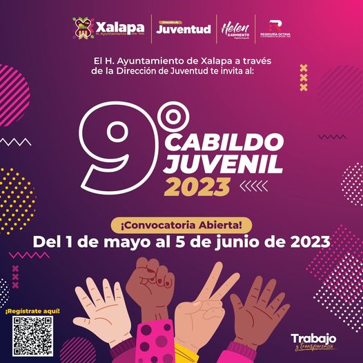 Ayuntamiento de Xalapa invita a participar en cabildo juvenil 2023