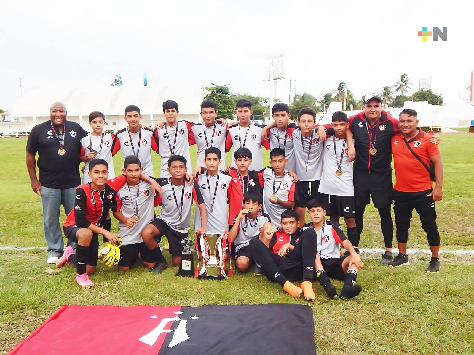 Liga Municipal Atlas Filial es campeón de la Sub-13 de la LNJF