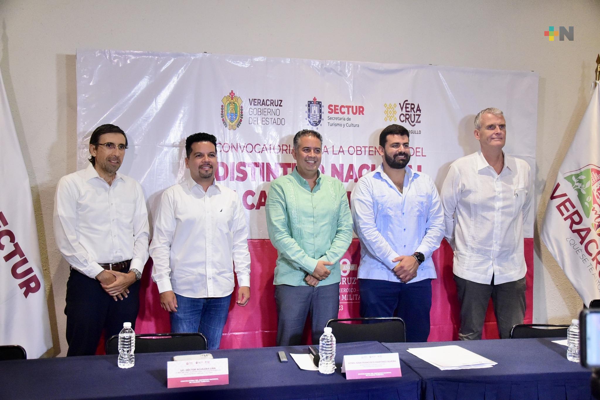 Sectur Veracruz presentó la convocatoria del Distintivo Nacional de Calidad Turística