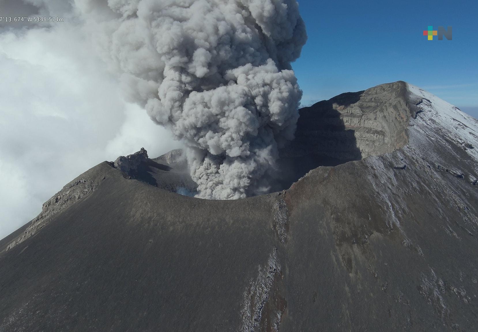 Comité Científico Asesor del volcán Popocatépetl actualiza información