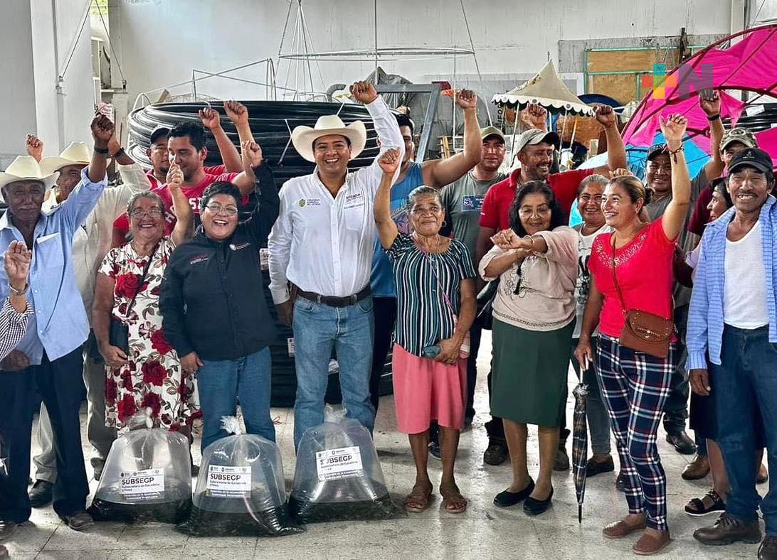 Continúan los apoyos para productores veracruzanos: Cuitláhuac García