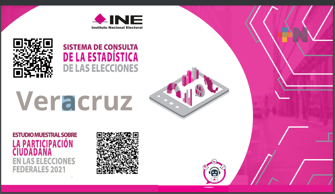 INE Veracruz presentará plataformas de información electoral