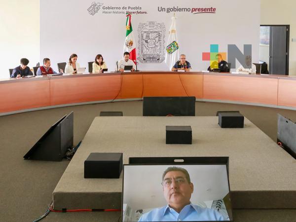 Apoya gobierno de AMLO a Puebla ante actividad del Popocatépetl: Sergio Salomón