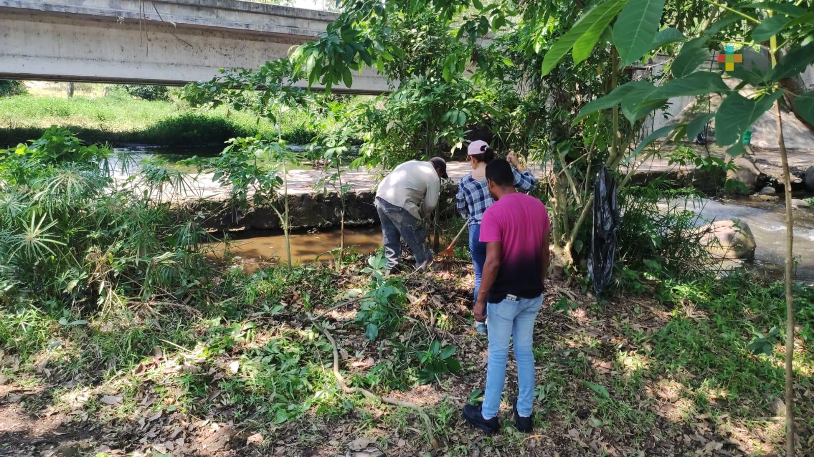 Realizan jornada de limpieza en cascadas del municipio de Cuitláhuac