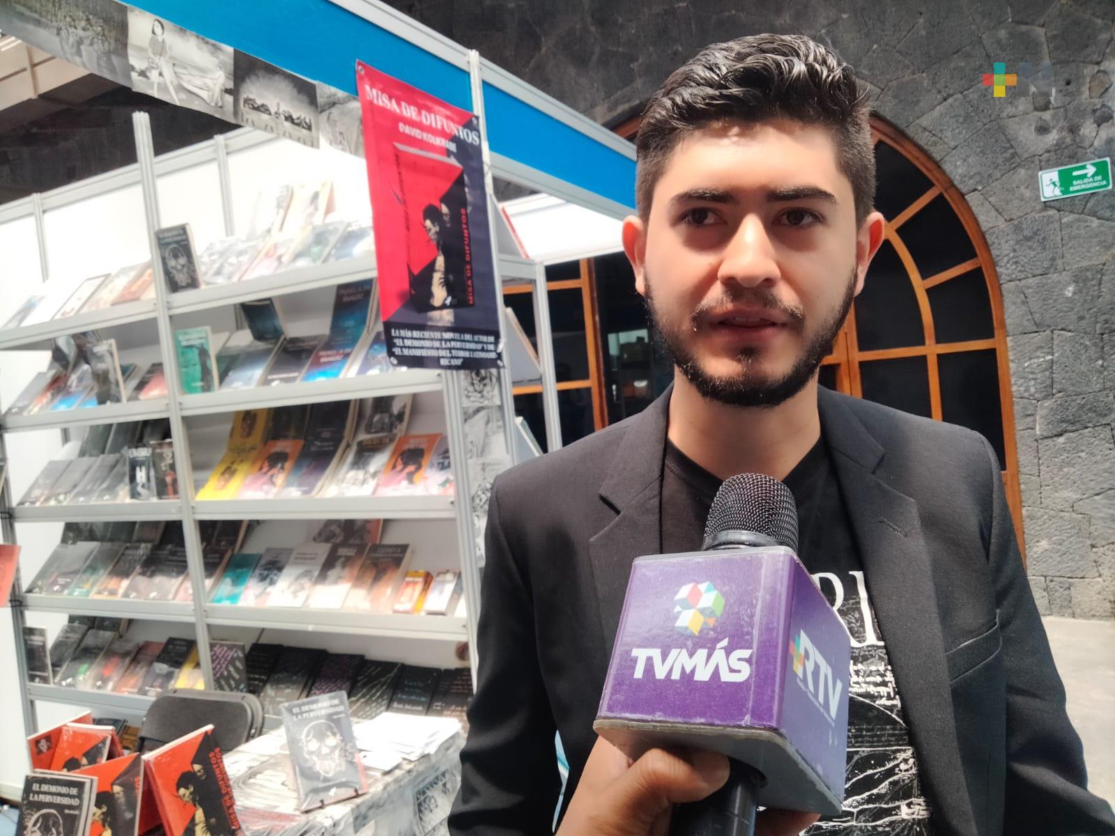 David Kolkrabe, escritor de literatura de terror, presente en la FILU 2023