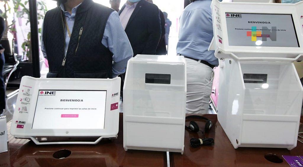 Verifica INE funcionamiento de urnas electrónicas