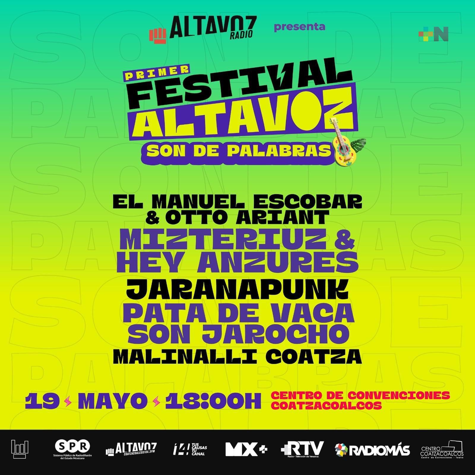 Altavoz Radio presenta el festival «Altavoz, son de palabras»