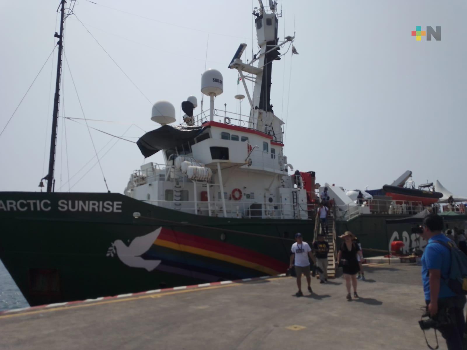 A partir del jueves, el barco Artic Sunshine de Greenpeace abrirá puertas a visitantes