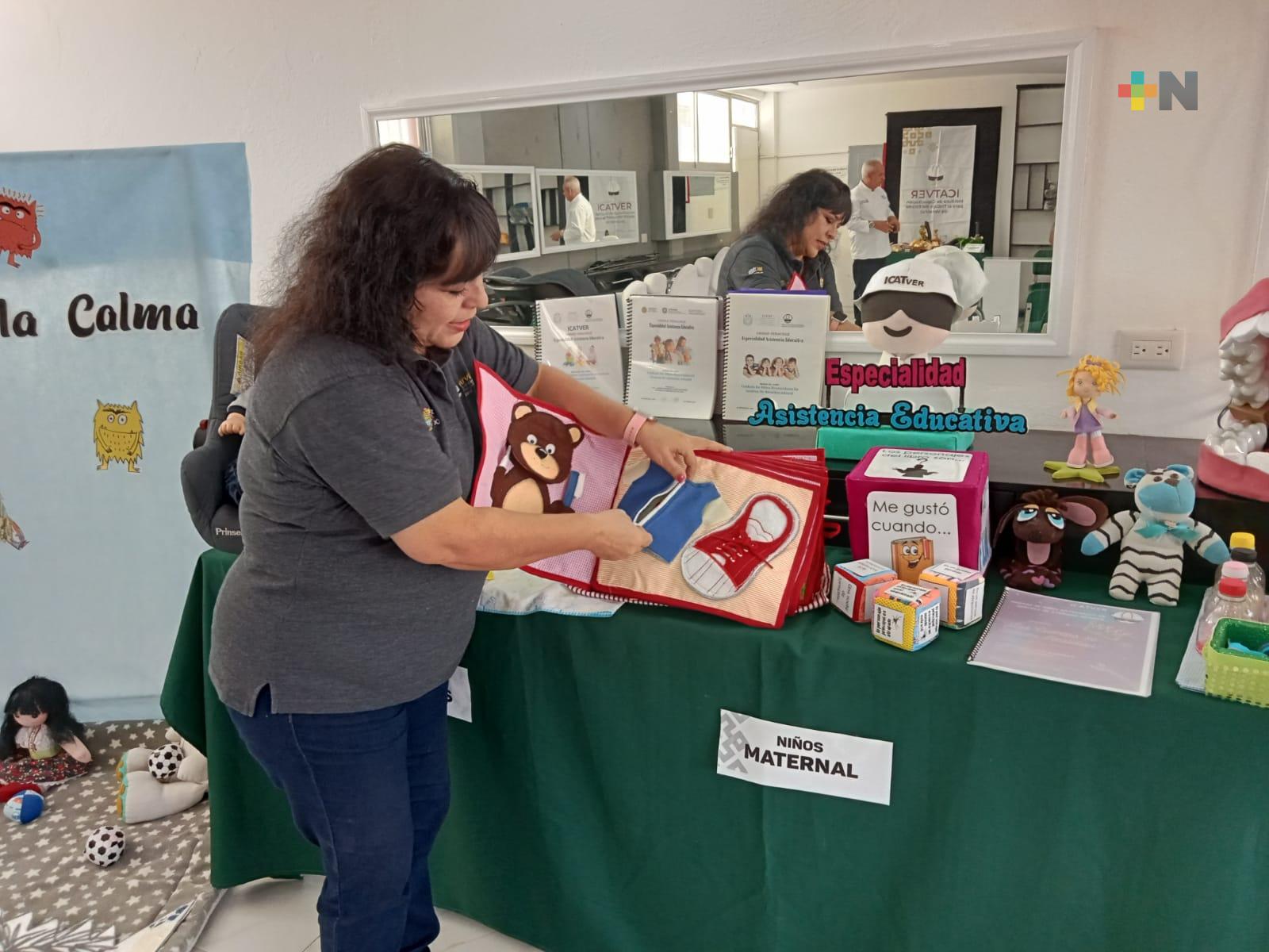 Asistencia educativa, capacitación enfocada al cuidado de infantes: Icatver