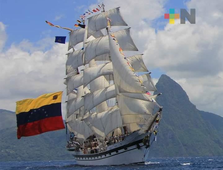 Buque escuela de la Armada de Venezuela llegará a Veracruz el próximo viernes