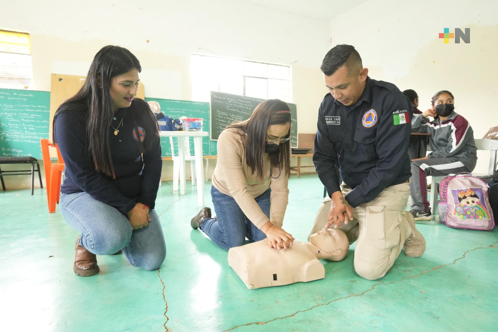 PC de Emiliano Zapata ofrece capacitación en primeros auxilios