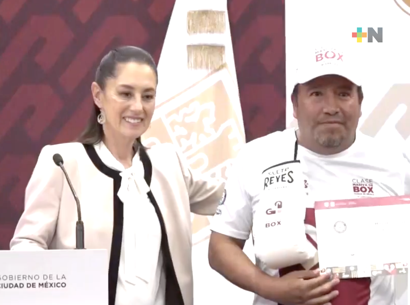 Ciudad de México albergará segunda clase masiva de boxeo en el Zócalo: Claudia Sheinbaum
