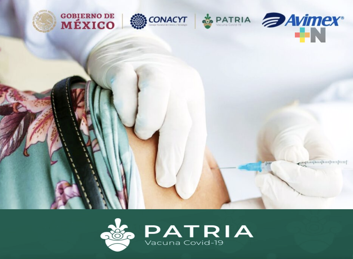 Tenemos «Patria», vacuna mexicana de refuerzo contra covid está lista: Conacyt