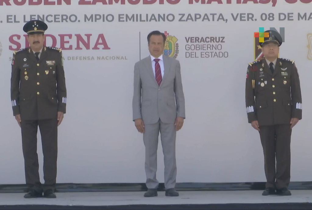 Asiste Gobernador a toma de protesta del nuevo comandante de la 26 Zona Militar