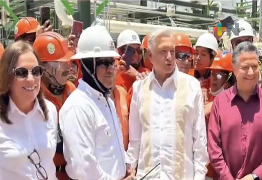 Rocío Nahle supervisó avances en proceso de arranque de Refinería Olmeca-Dos Bocas