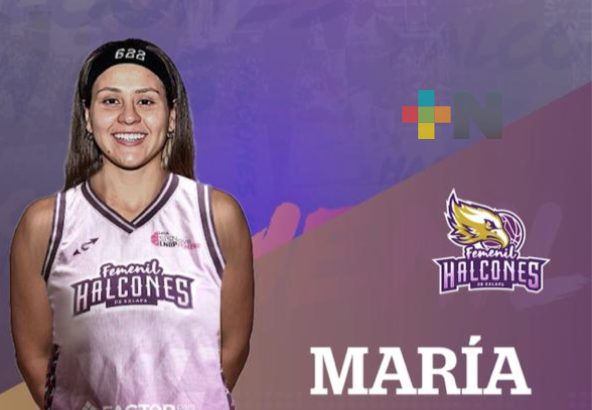 Colombiana María Delgado refuerza a los Halcones de Xalapa Femenil