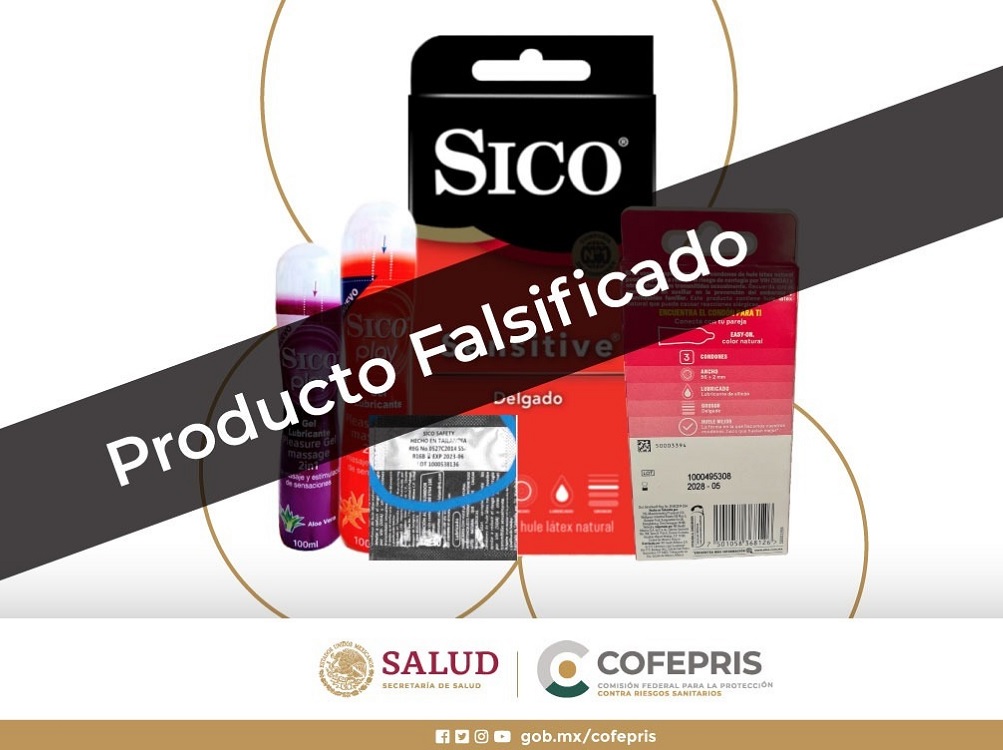 Cofepris alerta sobre preservativos falsificados