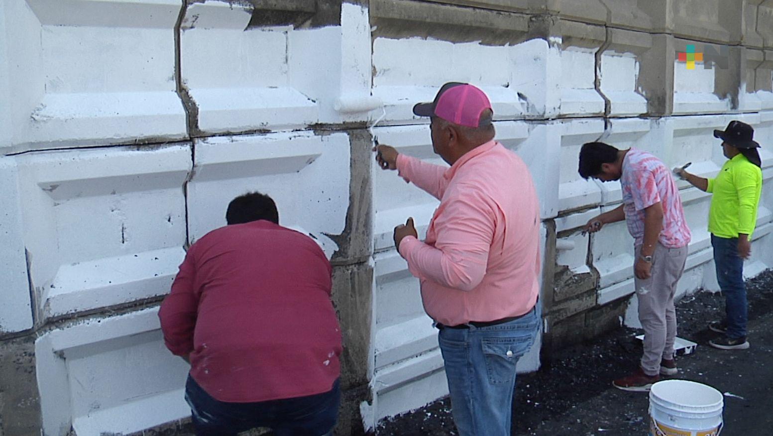 Continúa recuperación de espacios públicos en Coatzacoalcos