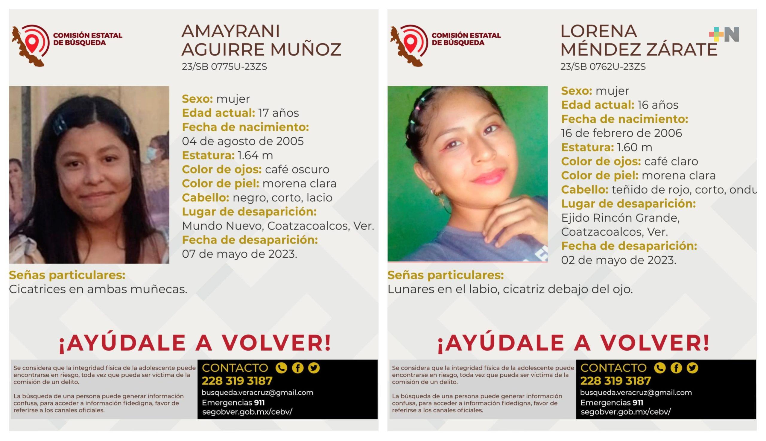 Siguen desaparecidas dos menores en Coatzacoalcos; otras dos fueron localizadas