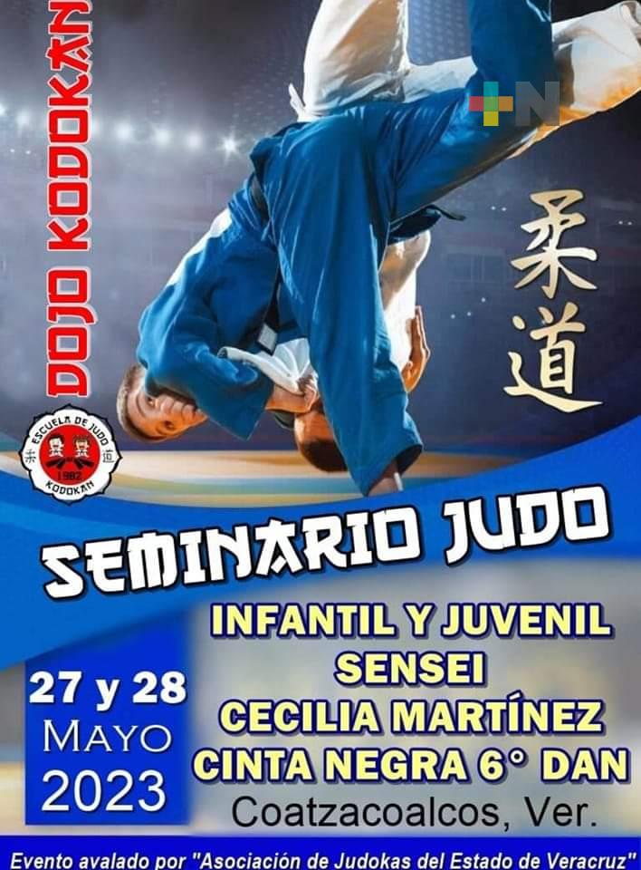 Cecilia Martínez impartirá seminario de judo en Coatzacoalcos