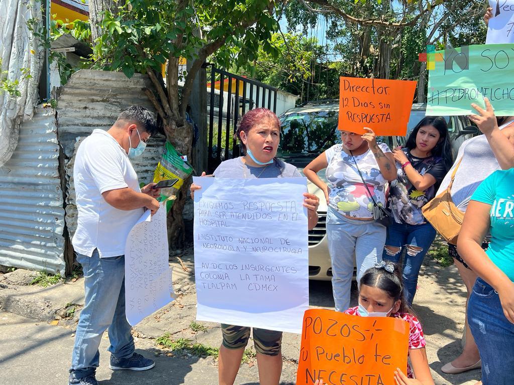 Familiares de paciente en IMSS Bienestar Tuxpan piden traslado a Hospital Juárez