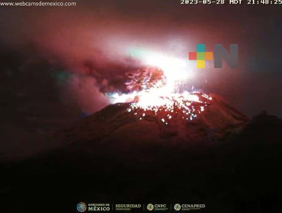 Volcán Popocatépetl mantiene semaforización en Amarillo Fase 3