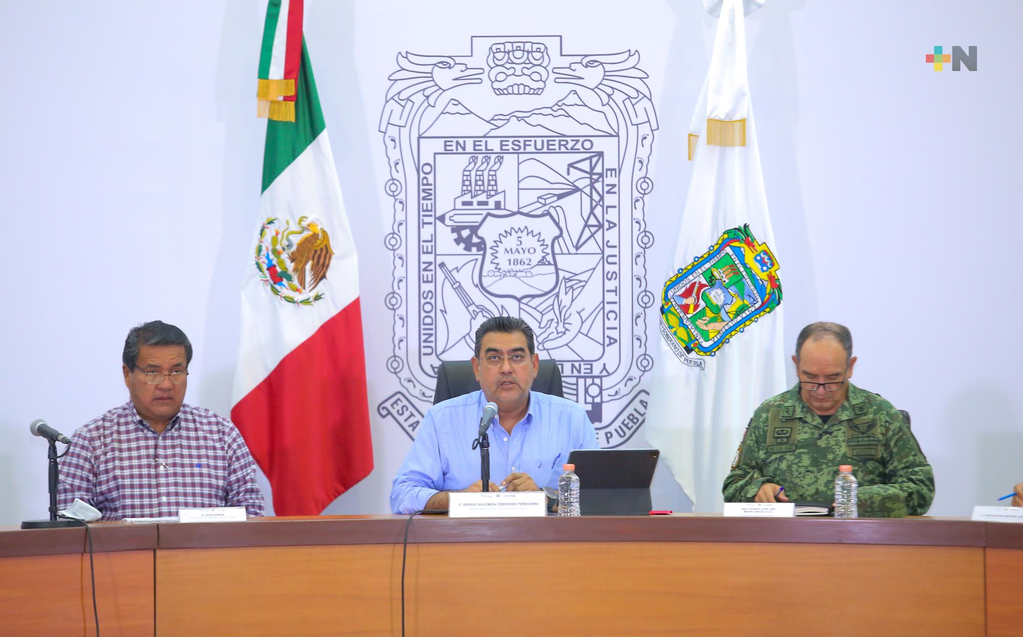 Instala Gobierno de Puebla el Consejo de Protección Civil Permanente