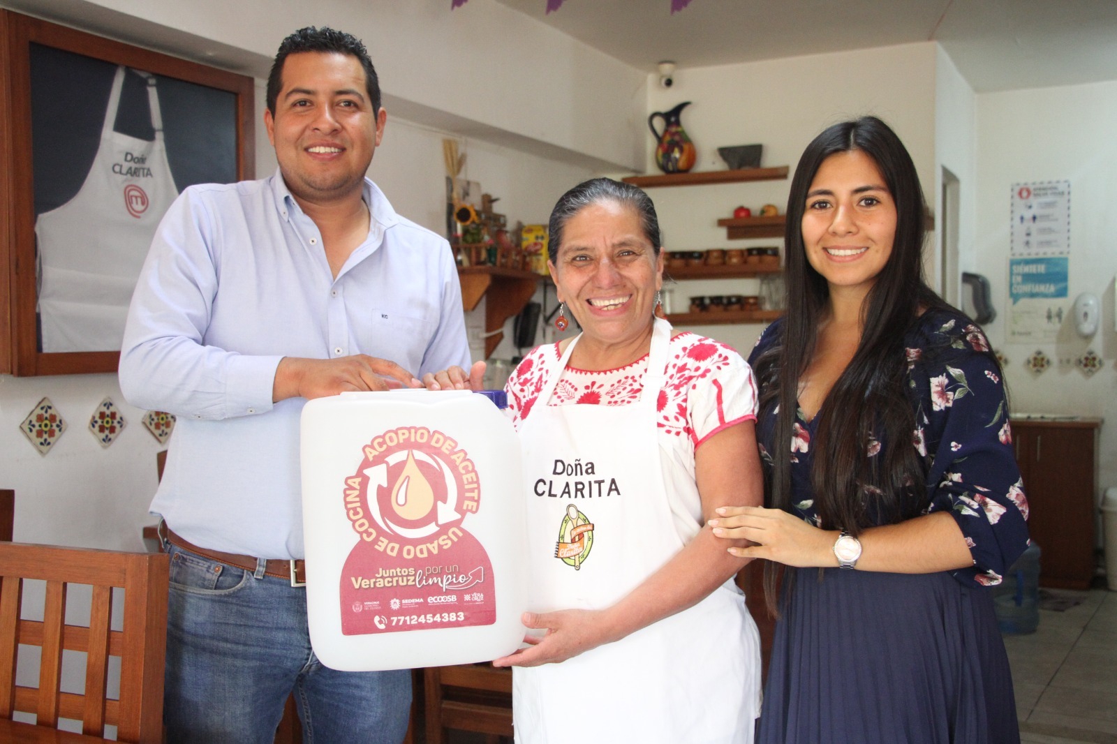 Arranca Sedema campaña Juntos por un Veracruz limpio para acopiar aceite comestible usado