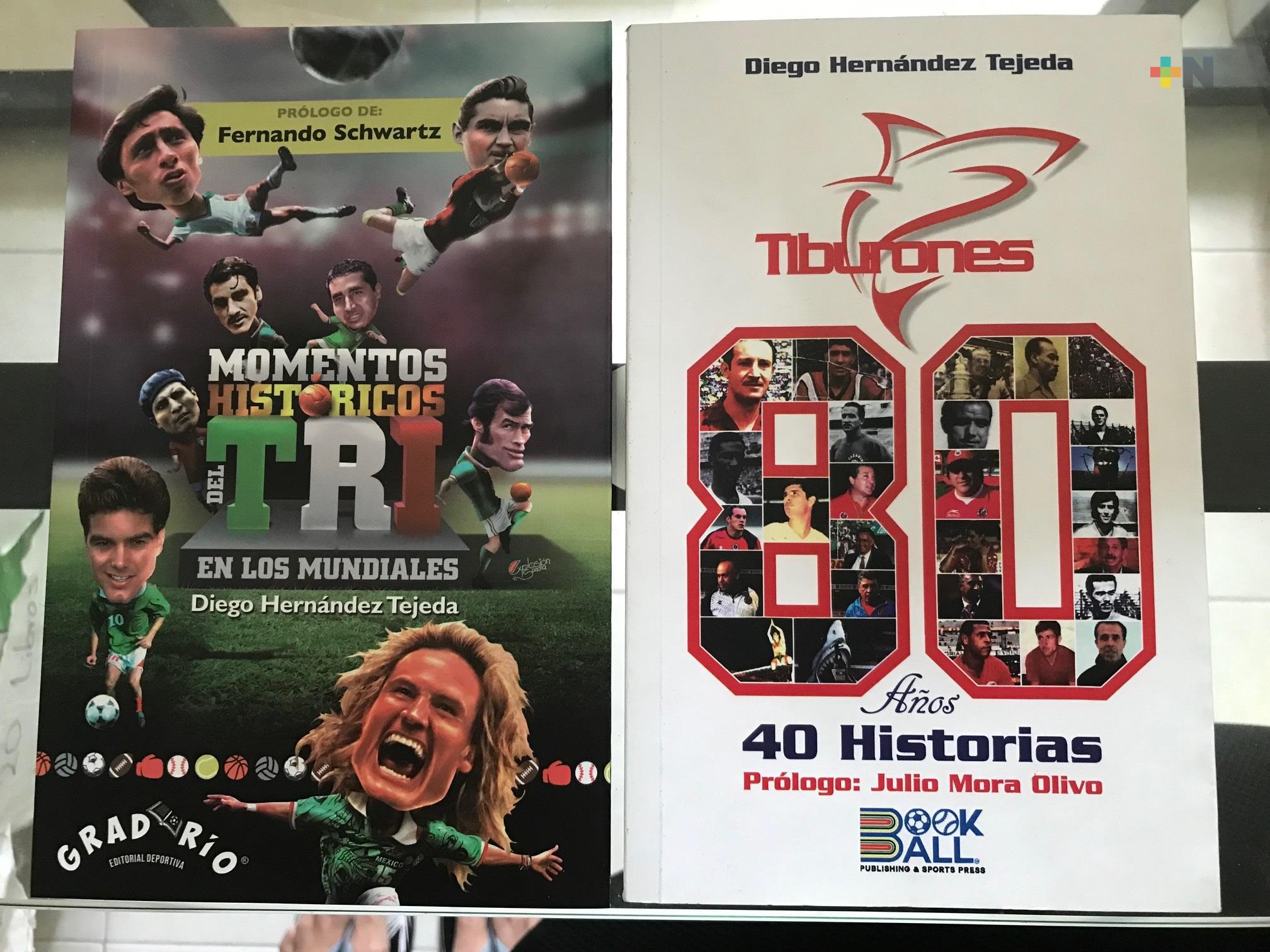 Diego Hernández presentará sus libros deportivos en la Feria Iberoamericana del Libro Orizaba 2023
