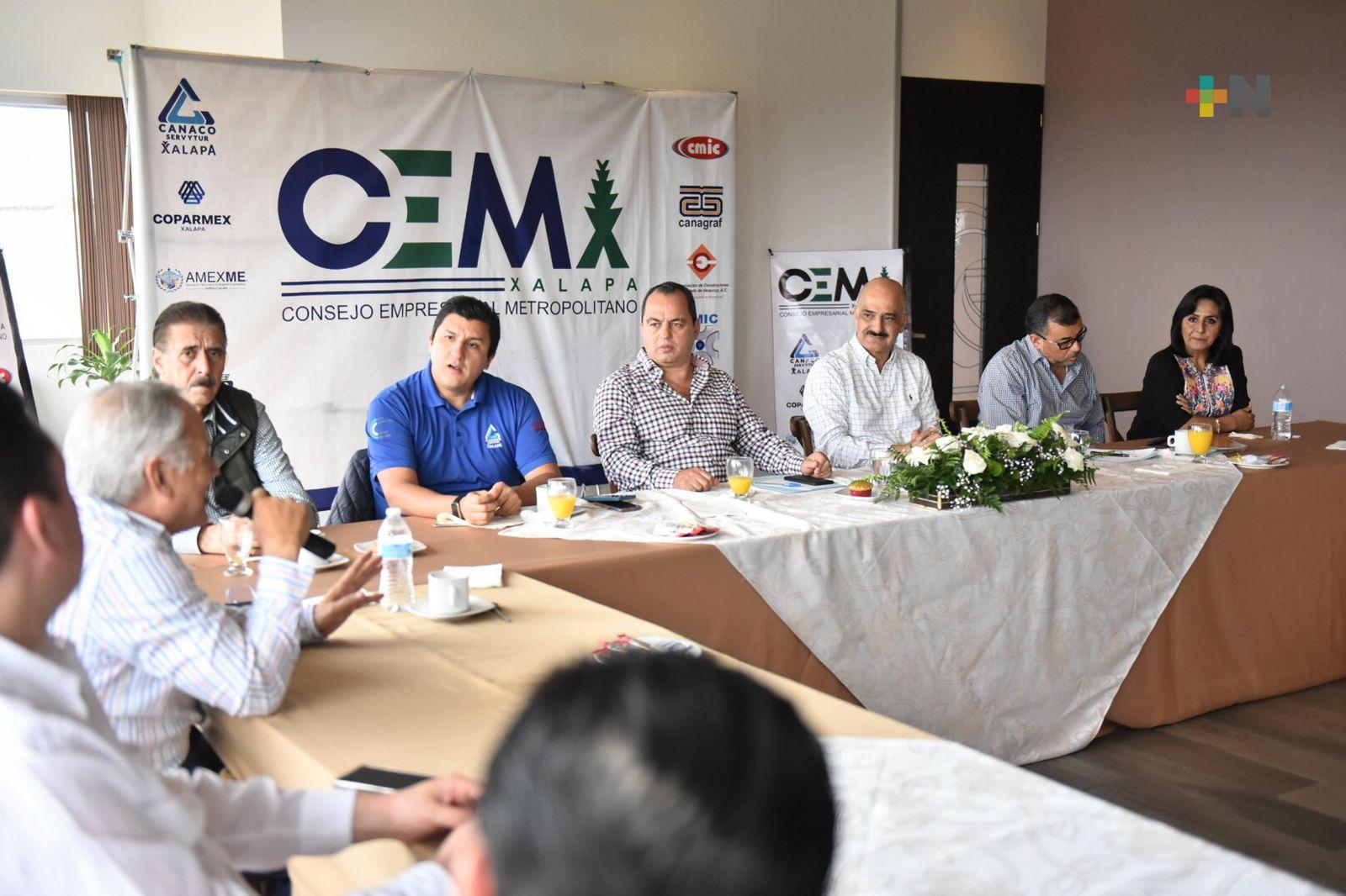 Fortalece Ayuntamiento de Xalapa alianza con el empresariado local