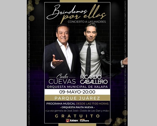 Prepara ayuntamiento de Xalapa concierto para festejar a las mamás