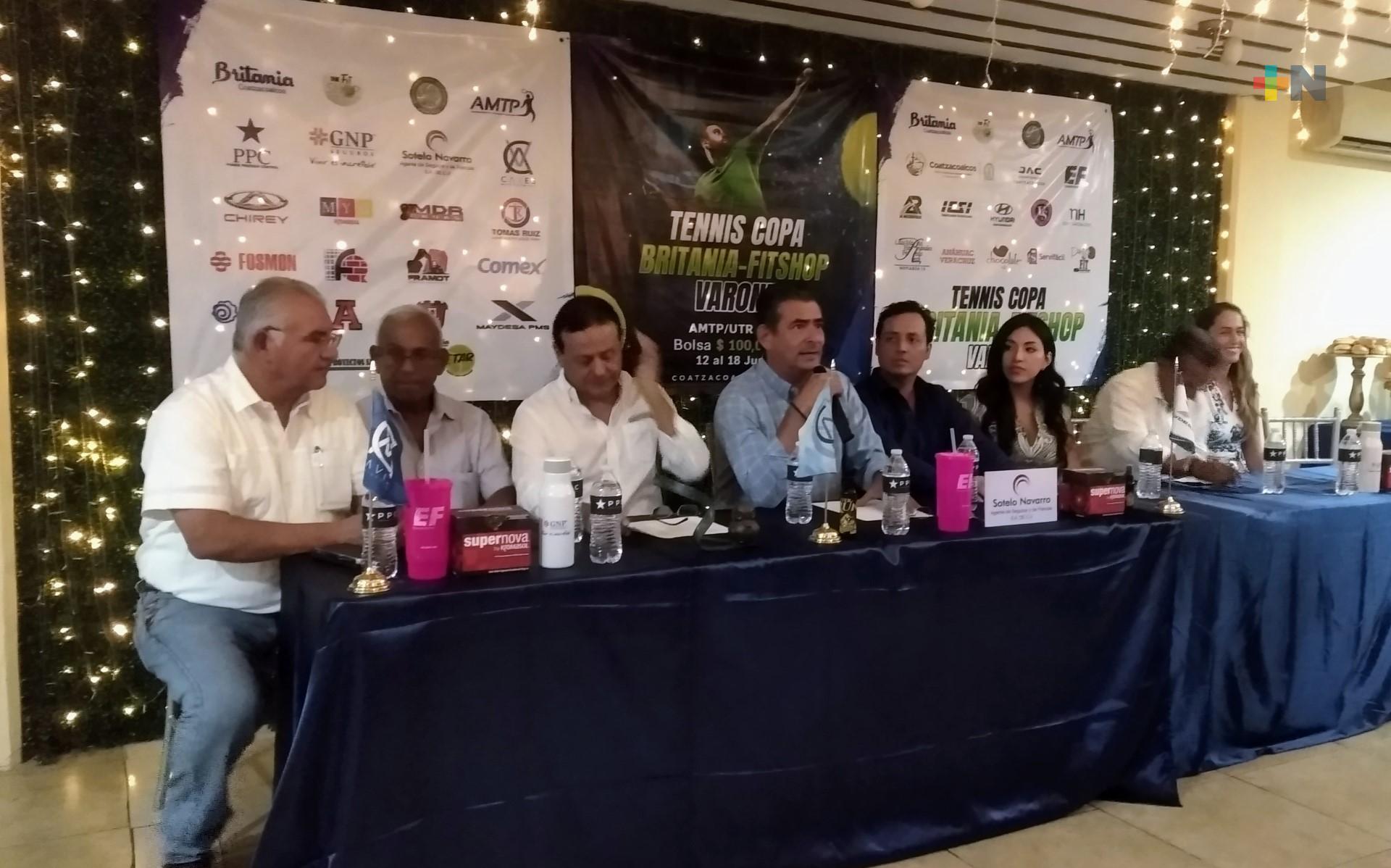 Presentan torneo de tenis «Copa Britania Fitshop»