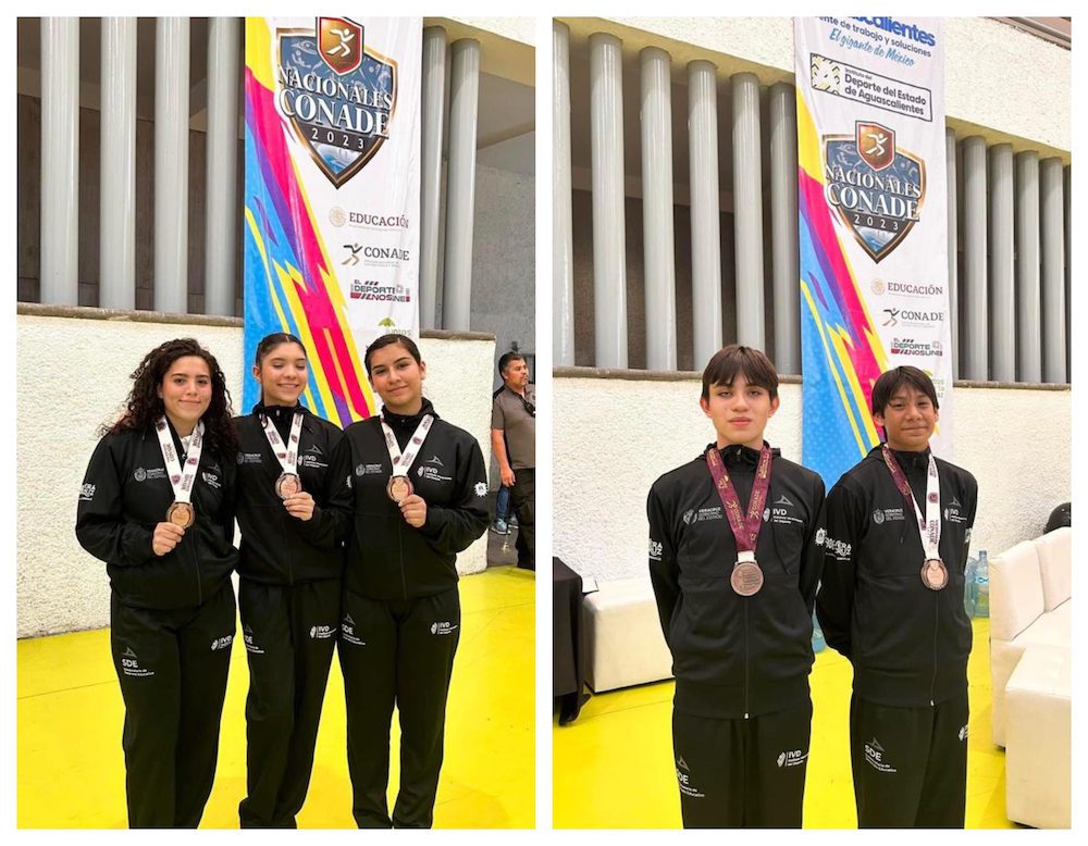Veracruz suma dos medallas más en gimnasia de trampolín en Nacionales Conade 2023