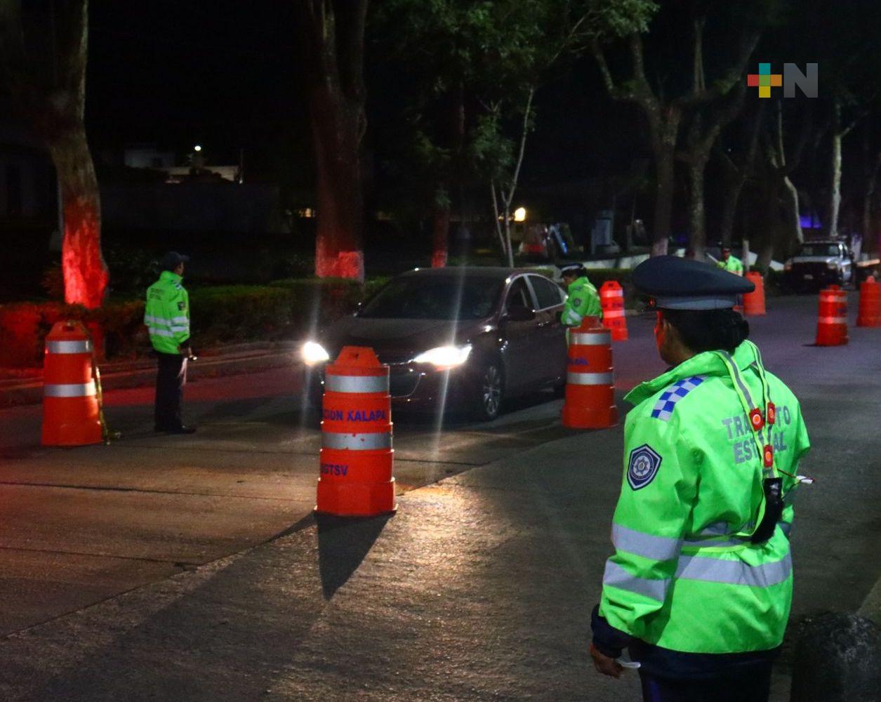 Implementa Tránsito del Estado alcoholímetro en Xalapa