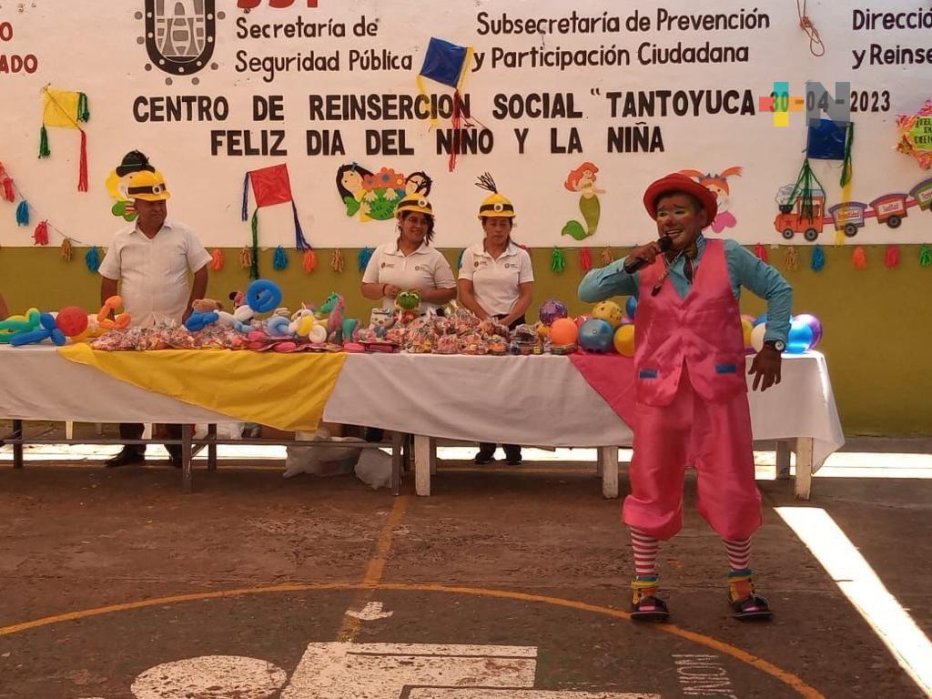 Festejan el Día del Niño y la Niña en Centros  penitenciarios de Veracruz