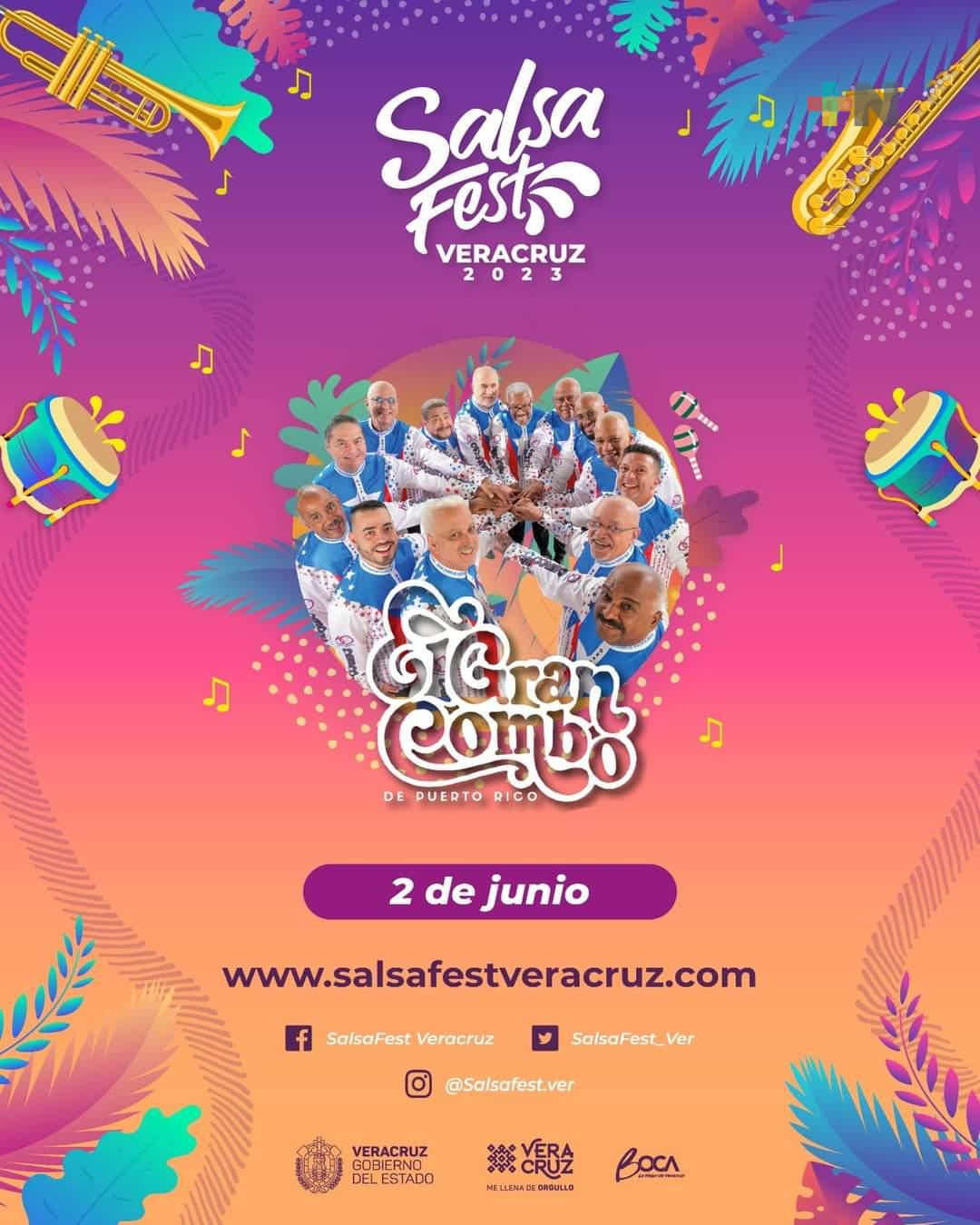 El Gran Combo y la Sonora Ponceña engalanarán el Salsa Fest 2023