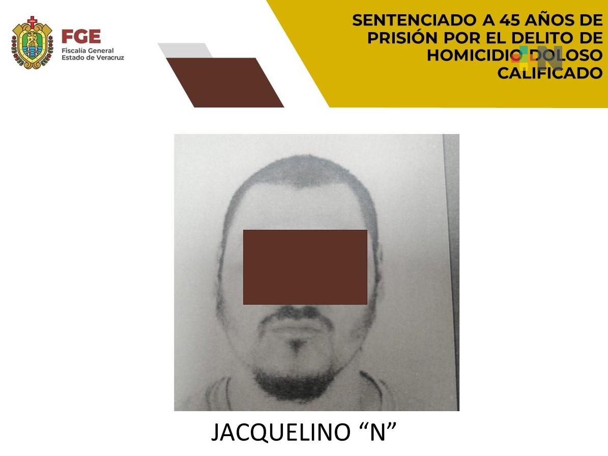 Jacquelino «N» es sentenciado a 45 años de prisión por homicidio doloso calificado