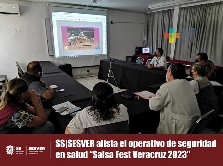 Realiza SS reunión para planear acciones sanitarias para el Salsa Fest 2023