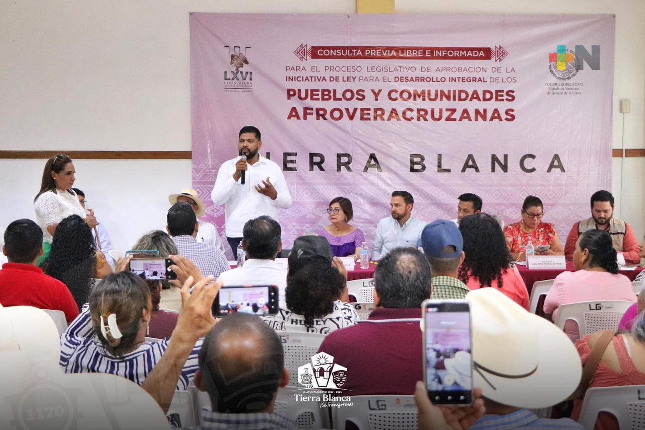 Realizan en Tierra Blanca consulta de iniciativa de Ley para comunidades afrodescendientes