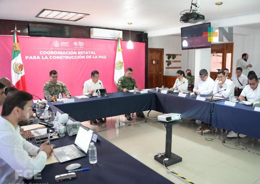 En Coatzacoalcos sesiona la Mesa para Construcción de la Paz