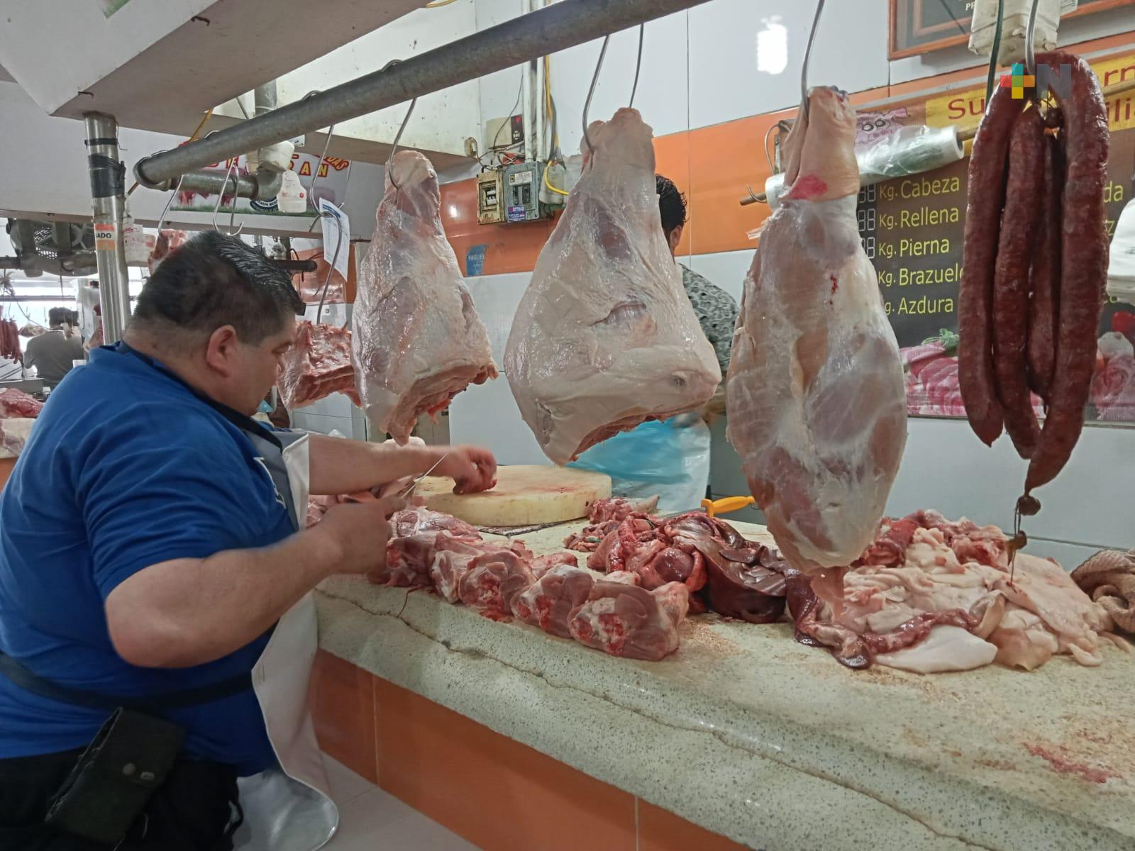 A la baja venta de productos cárnicos en Veracruz